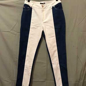 Médium Blue and White Denim